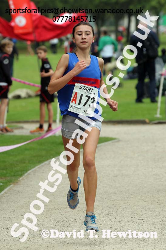 Girls under-15s Northern Road Relays, Warrington. Photo: David T. Hewitson/Sports for All Pics